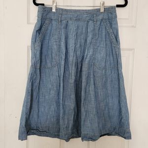 Gap Chambray Skirt